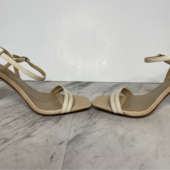 Sam Edelman Kit Natural Leather Heeled Sandal 8 1/2M - Picture 6 of 14